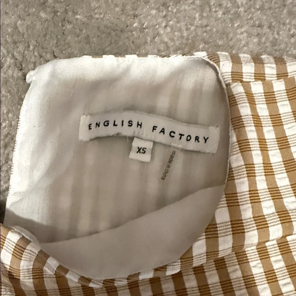 English Factory gingham top - Picture 2 of 3
